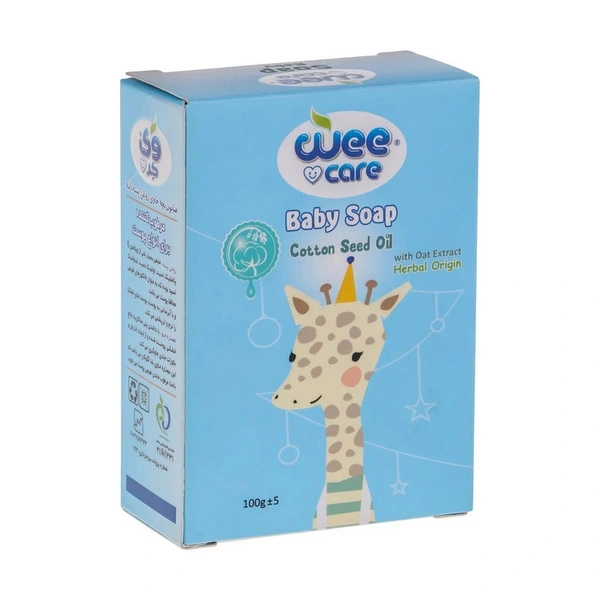صابون-بچه-وی-کر-حاوی-عصاره-جو-و-روغن-پنبه-دانه-100گرمی-1