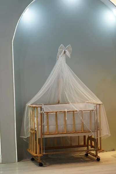 تخت و گهواره چوبی برند ماتا کیدز مدل روهام