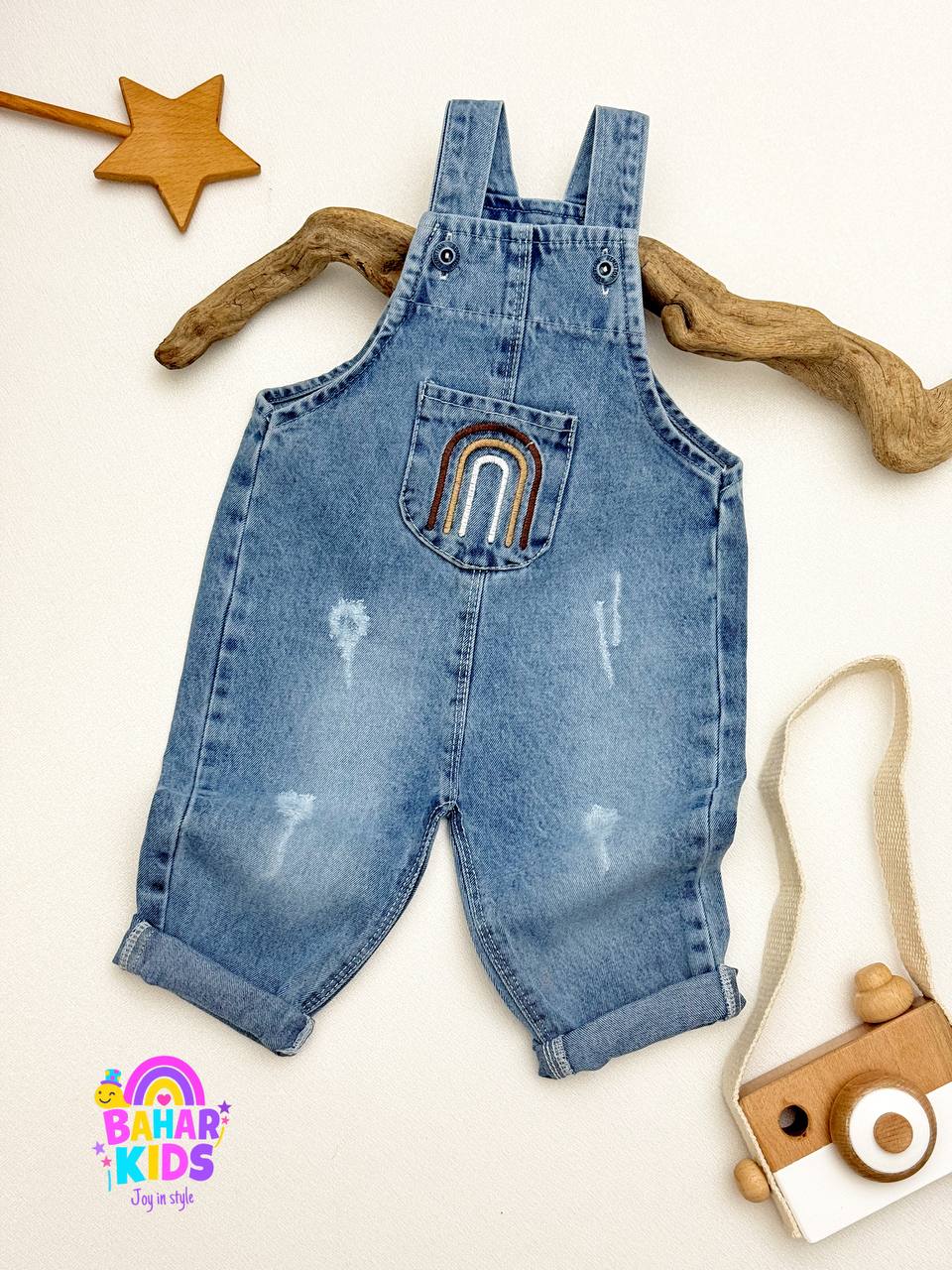 پیشبندی لی بهار طرح رنگین کمان کد 4503