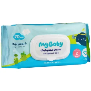 دستمال مرطوب روغن زیتون مای بیبی