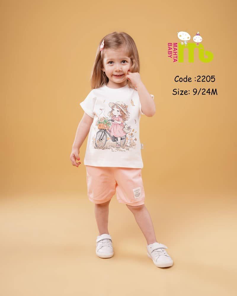 بلوز و شورت دختر مهتا کد 2205