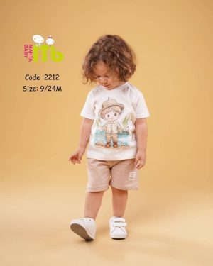 بلوز و شورت پسر و دریا مهتا کد 2212