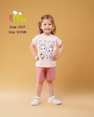 بلوز و شورت دو خرگوش مهتا کد 2217