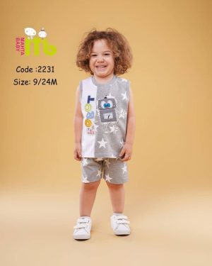 رکابی و شورت روبات مهتا کد 2231