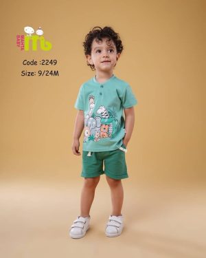 بلوز و شورت جنگل مهتا کد 2249