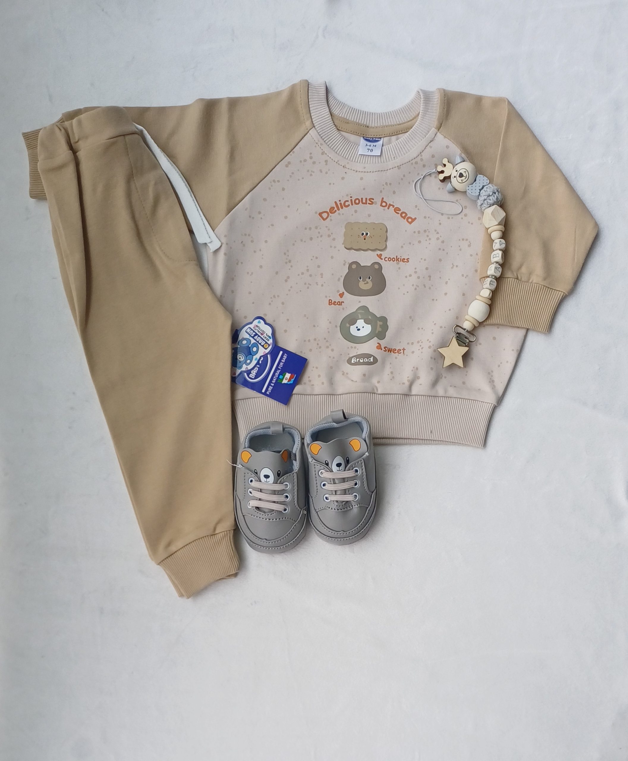 بلوز و شلوار بی بی سان کد 872 طرح کوکی