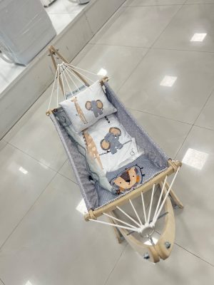 ننو چاپی فیل و زرافه برند نازلی ببک