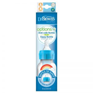 سرشیشه-باریک-250-میل-آپشن-پلاس-آبی-دکتر-براون-dr-browns-1-300x300