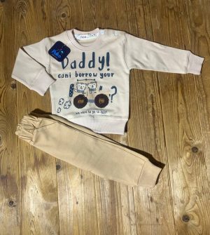 بلوز شلوار پوکو طرح Daddy کد 9796
