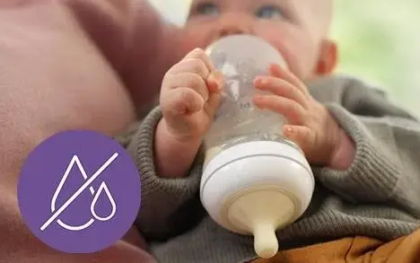 no-drip-nipple شیشه شیر 330 میل اونت ساده بدون جعبه